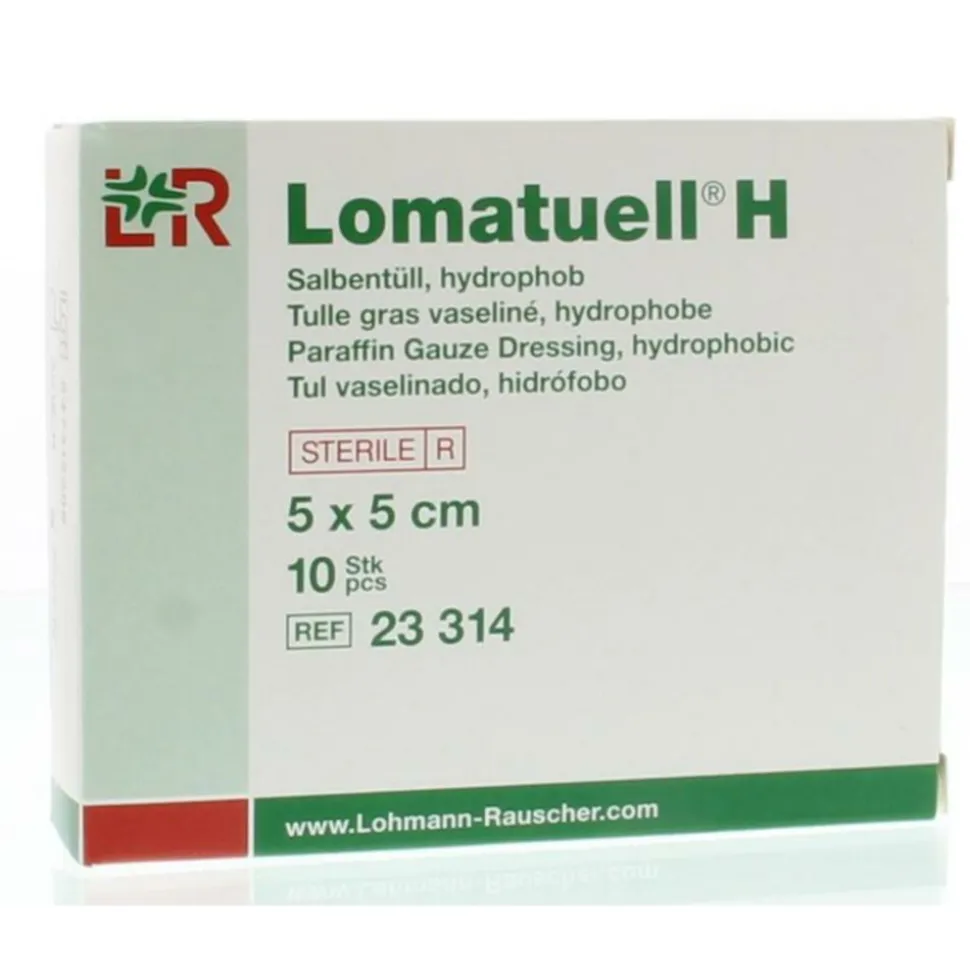 2x Lohmann & Rauscher Zalfgaas 5 x 5 cm 10 stuks