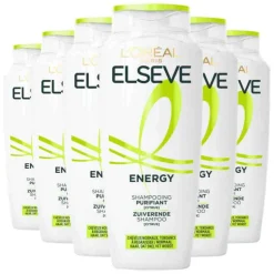 6x L'Oréal Elseve Energy Shampoo 250 ml