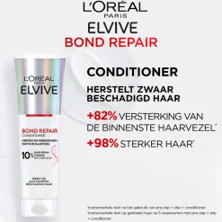 6x L'Oréal Elvive Bond Repair Conditioner 150 ml