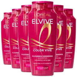 6x L'Oréal Elvive Color Vive Shampoo 250 ml