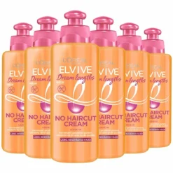 6x L'Oréal Elvive Dream Lengths No Haircut Cream 200 ml