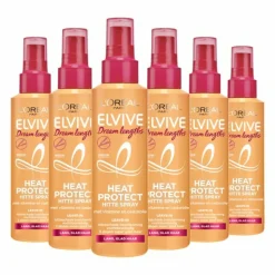 6x L'Oréal Elvive Dream Lengths Heat Spray 150 ml