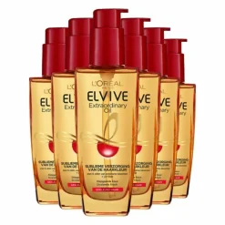6x L'Oréal Elvive Extraordinary Oil Haarolie voor Gekleurd Haar 100 ml