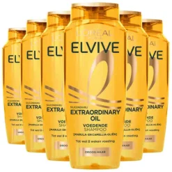 6x L'Oréal Elvive Extraordinary Oil Shampoo 250 ml