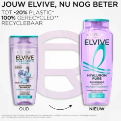 6x L'Oréal Elvive Hyaluron Pure Shampoo 250 ml