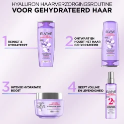 6x L'Oréal Elvive Hydra Hyaluronic Leave-in Spray