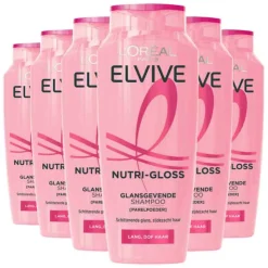 6x L'Oréal Elvive Nutri Gloss Shampoo 250 ml