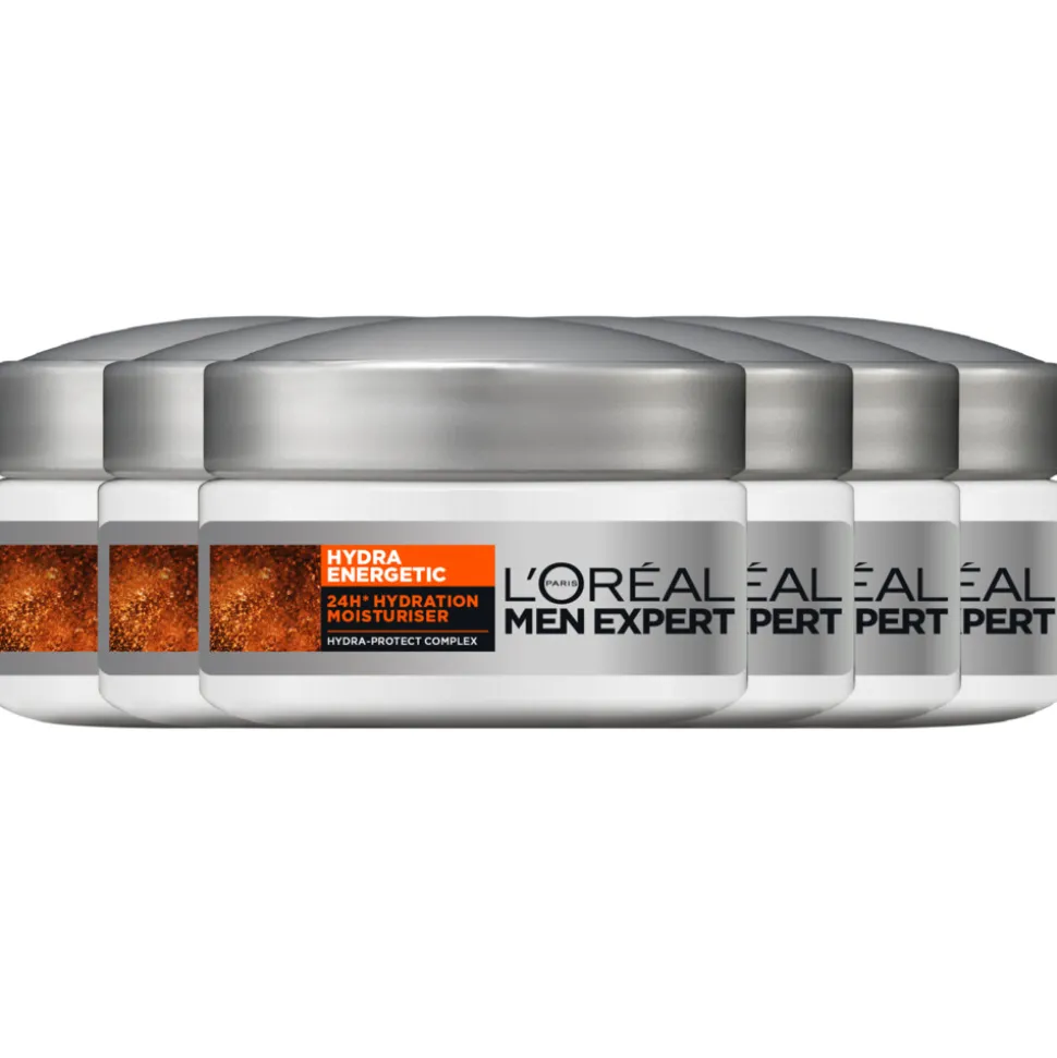 6x L'Oréal Men Expert Hydra Intensive Hydraterende Gezichtscrème 50 ml