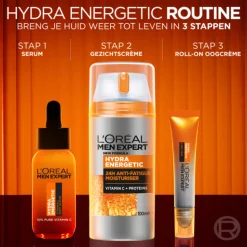 6x L'Oréal Men Expert Hydra Energetic Hydraterende Dagcrème 100 ml