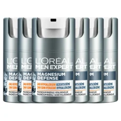 6x L'Oréal Men Expert Magnesium Defence Dagcrème 50 ml
