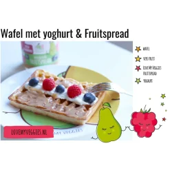 6x Love My Veggies Fruitspread Peer Framboos 245 gr