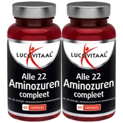 2x Lucovitaal Aminozuren Compleet + Vitamine B6 60 capsules
