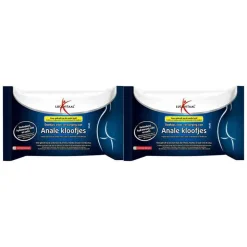 2x Lucovitaal Anale Kloofjes Doekjes 25 stuks