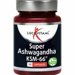 3x Lucovitaal Ashwagandha KSM-66 Super 30 capsules