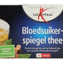 3x Lucovitaal Bloedsuikerspiegel Thee 20 zakjes