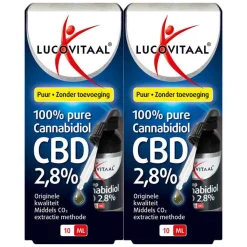 2x Lucovitaal Cannabidol CBD 2,8% 10 ml