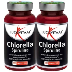2x Lucovitaal Chlorella Spirulina 200 tabletten