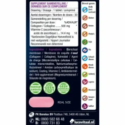 3x Lucovitaal Collageen Vega Super 30 tabletten