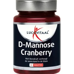 3x Lucovitaal D-Mannose Cranberry Blaasfunctie 60 tabletten
