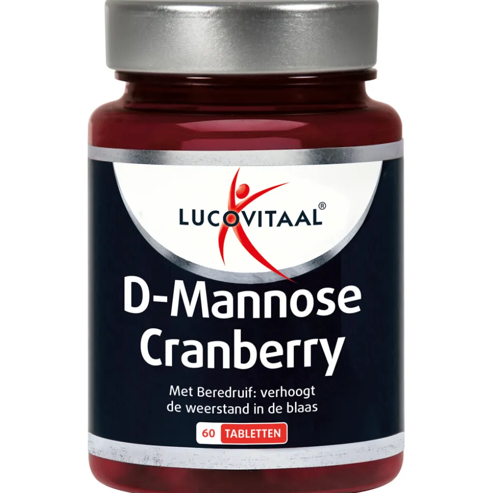 3x Lucovitaal D-Mannose Cranberry Blaasfunctie 60 tabletten