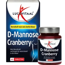 3x Lucovitaal D-Mannose Cranberry Blaasfunctie 60 tabletten