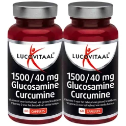 2x Lucovitaal Glucosamine Curcumine 1500/40mg 60 capsules