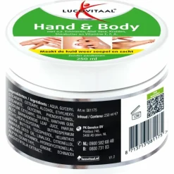3x Lucovitaal Hand en Body Crème Echinacea & Aloë Vera 250 ml