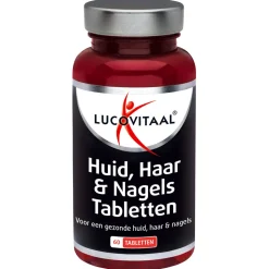 2x Lucovitaal Huid Haar Nagels met Biotine 60 tabletten