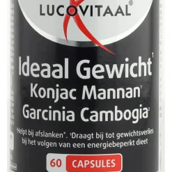 2x Lucovitaal Ideaal Gewicht Konjacwortel Garcinia Cambogia 60 capsules