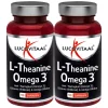 2x Lucovitaal L-theanine Omega 3 90 capsules