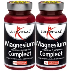 2x Lucovitaal Magnesium Vitaminen & Mineralen Compleet 90 Tabletten