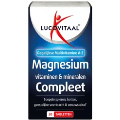 2x Lucovitaal Magnesium Vitamine en Mineralen Compleet 30 tabletten