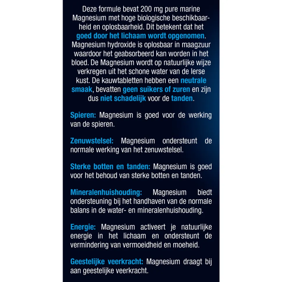 2x Lucovitaal Marine Magnesium 30 kauwtabletten