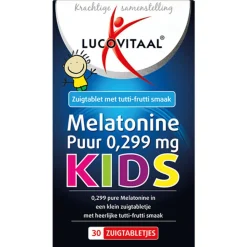3x Lucovitaal Melatonine Puur Kids 30 zuigtabletten