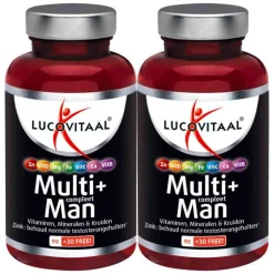 2x Lucovitaal Multi + Compleet Man 120 tabletten