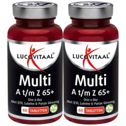 2x Lucovitaal Multi A-Z 65+ 60 tabletten