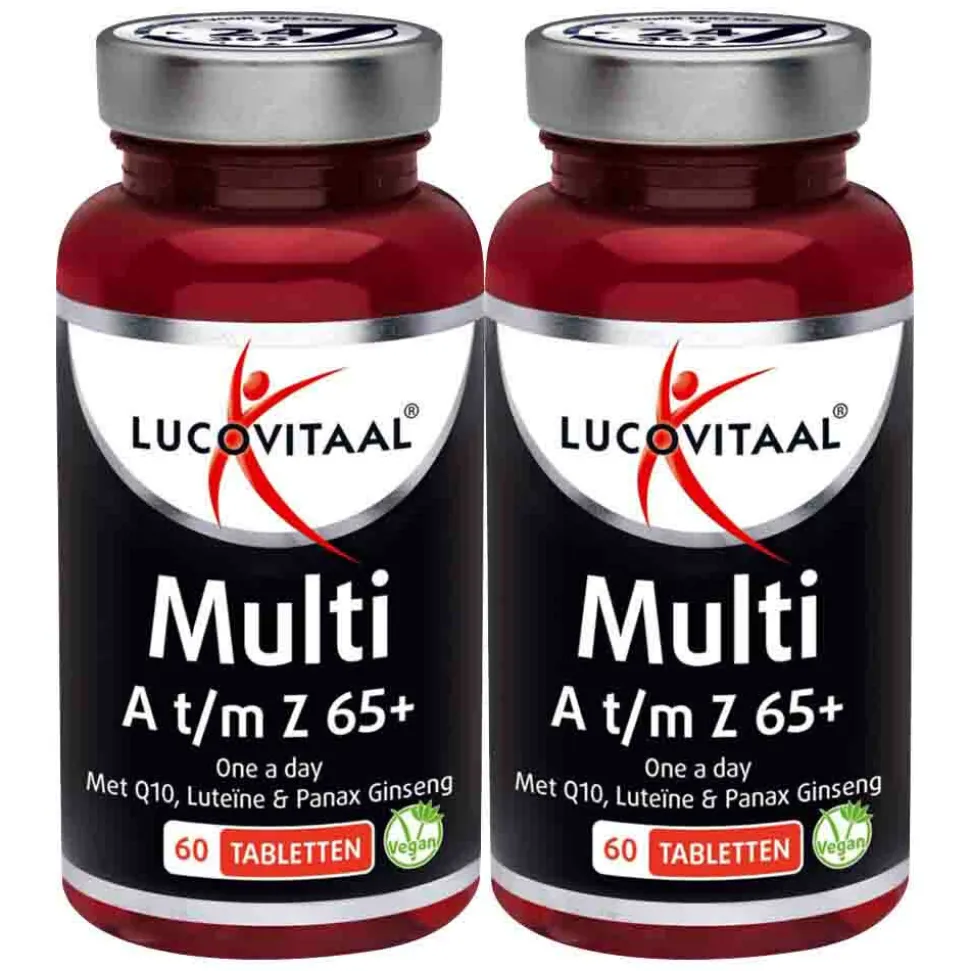 2x Lucovitaal Multi A-Z 65+ 60 tabletten