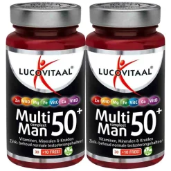 2x Lucovitaal Multi Man Compleet 50+ Met Ginkgo Biloba 40 capsules