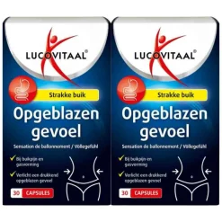 2x Lucovitaal Opgeblazen Gevoel 30 capsules