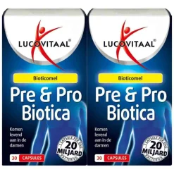 2x Lucovitaal Pre & Probiotica 30 capsules