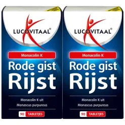 2x Lucovitaal Rode Gist Rijst 90 tabletten