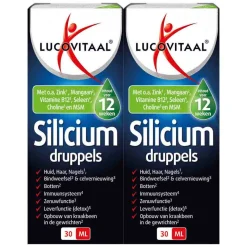2x Lucovitaal Silicium Druppels 30 ml