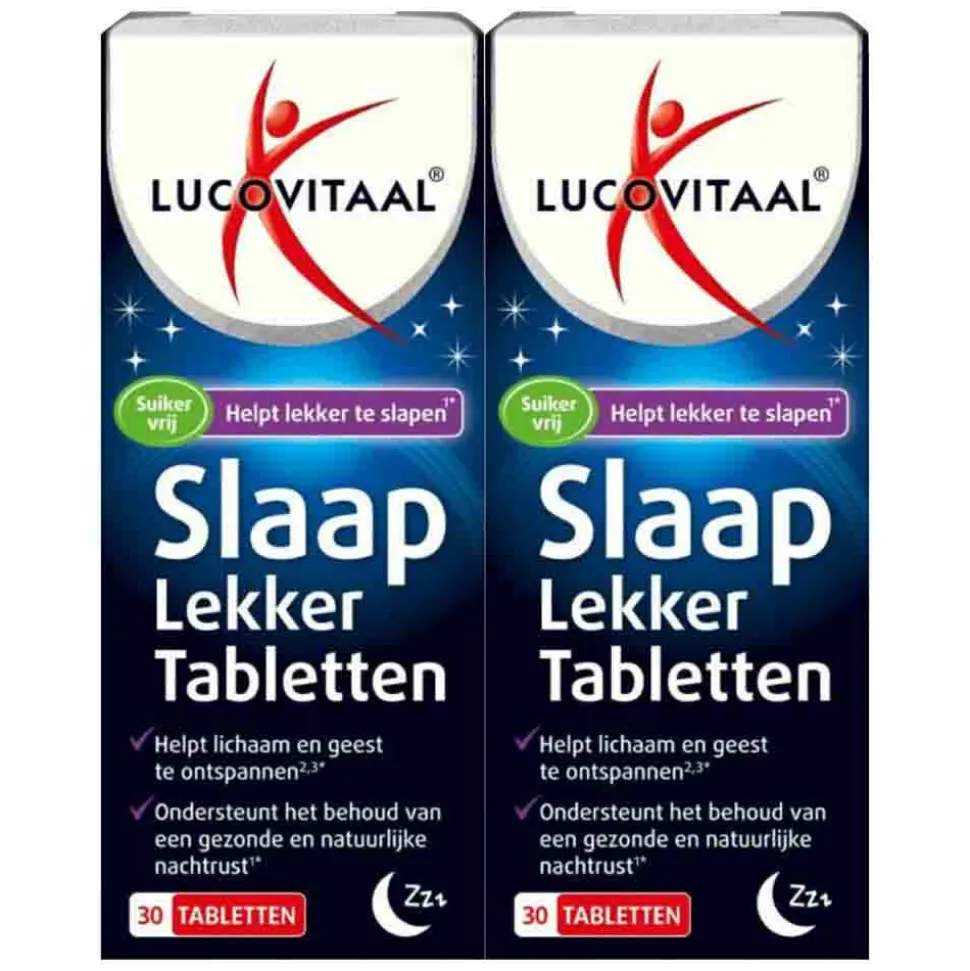 2x Lucovitaal Slaap Lekker 30 tabletten