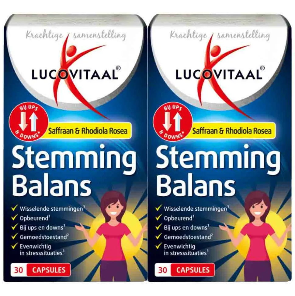 2x Lucovitaal Stemmingbalans 30 capsules