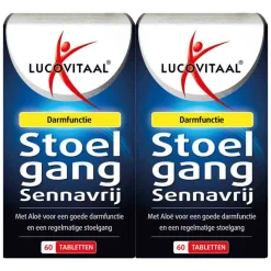 2x Lucovitaal Stoelgang Sennavrij 60 tabletten