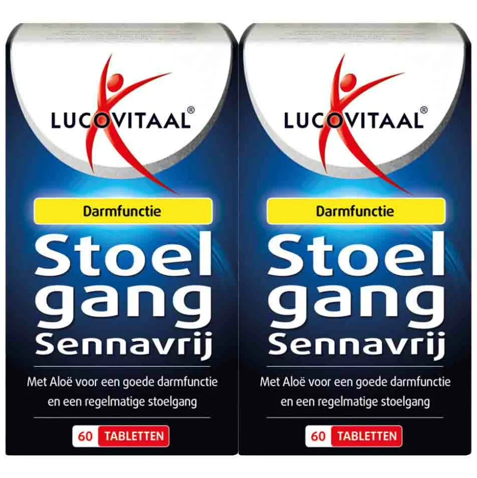 2x Lucovitaal Stoelgang Sennavrij 60 tabletten