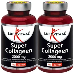 2x Lucovitaal Super Collageen 2000 mg Maxipot 150 tabletten