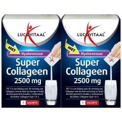 2x Lucovitaal Super Collageen Sachets 2000 mg 7 sachets