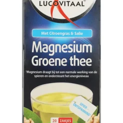 2x Lucovitaal Thee Magnesium 20 stuks
