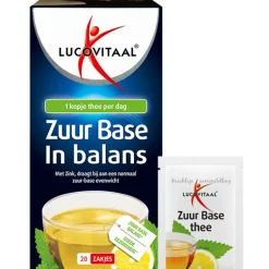 2x Lucovitaal Thee Zuur Base 20 stuks